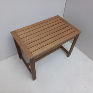 ספסל למקלחת מעץ טיק "סינה" 60*38