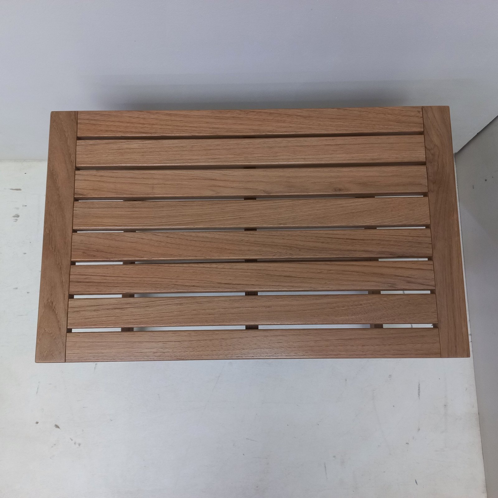 ספסל למקלחת מעץ טיק "סינה" 60*38 – תמונה 4