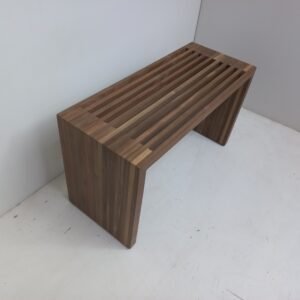 ספסל למקלחת מעץ טיק "נינו" 80*32